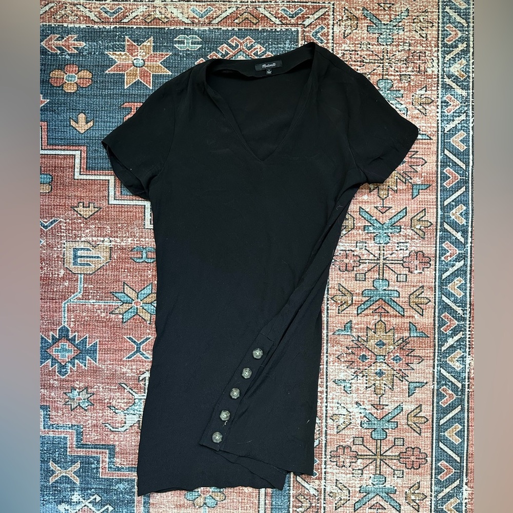 Madewell v-neck mini dress